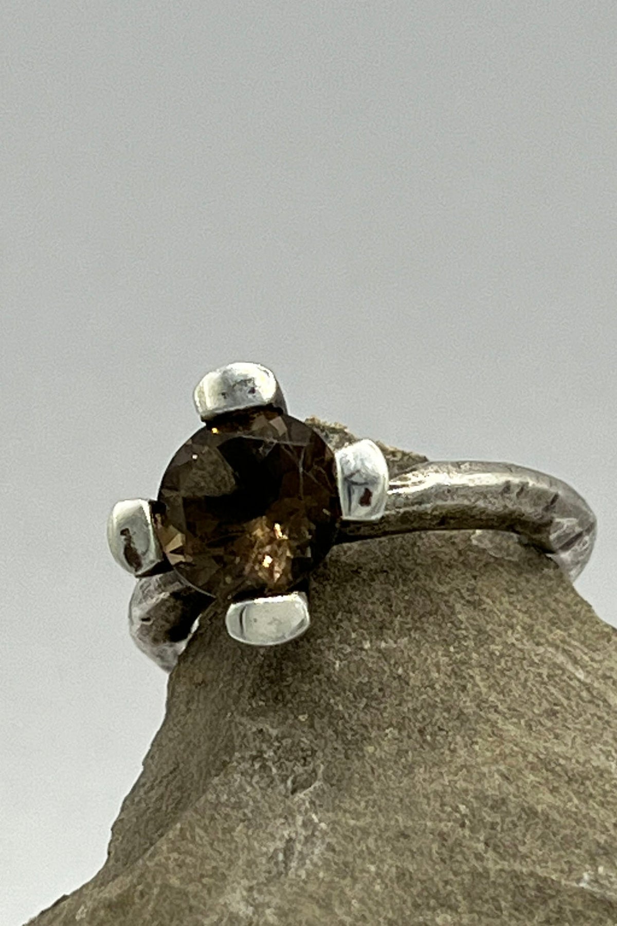 DARKGEM Smoky Quartz Ring