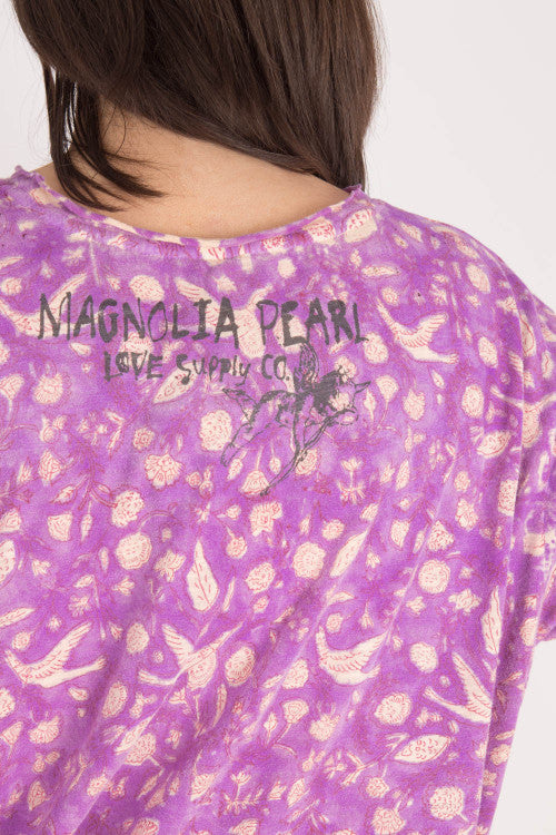 Magnolia Pearl Circus Love Block Print T- shirt