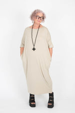 By Basics Dress With Boat Neck