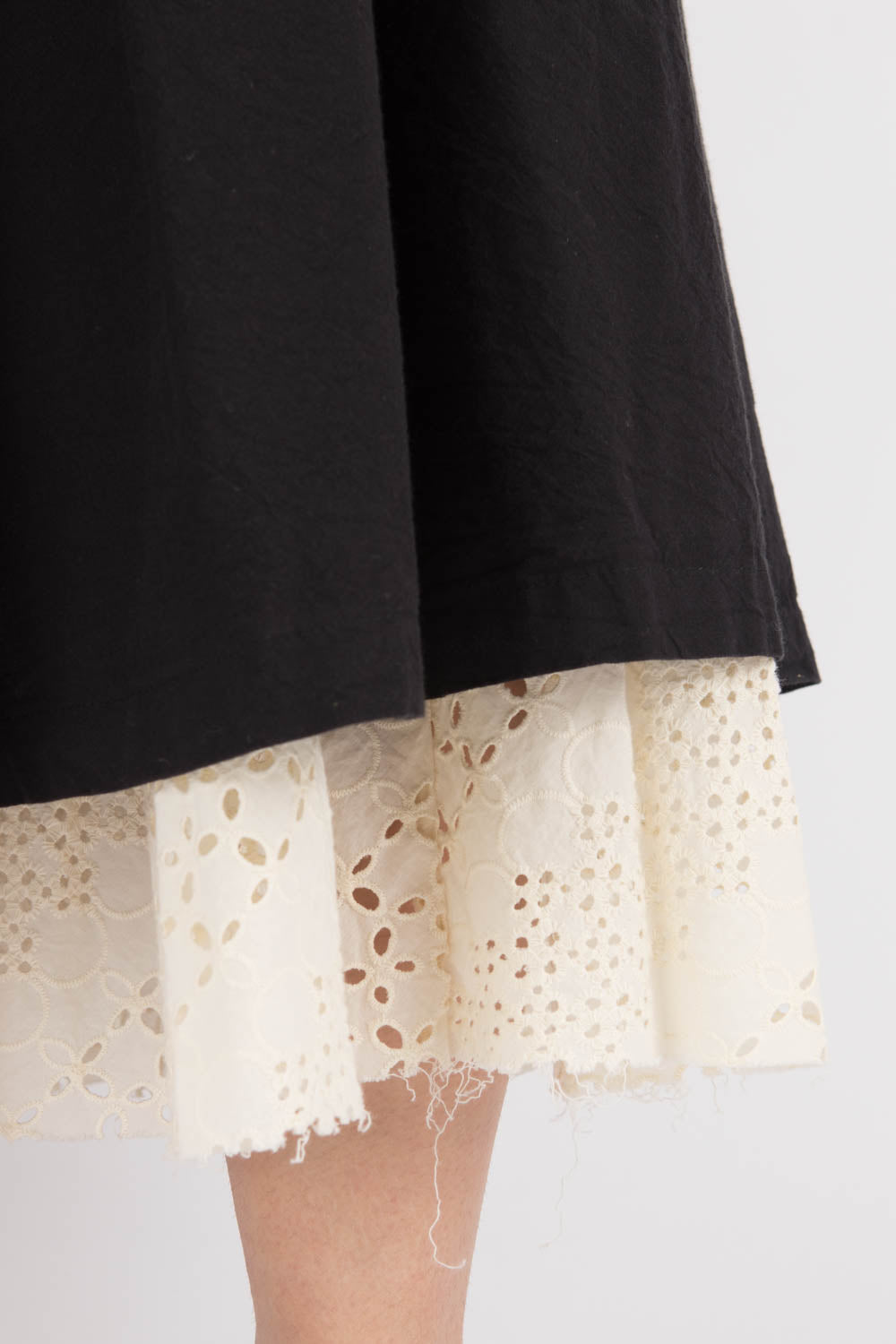 Wendy Kei Midi Skirt with Sangallo Hem