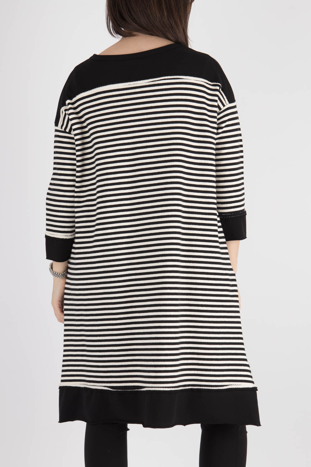 WENDYKEI Long Striped Sweatshirt