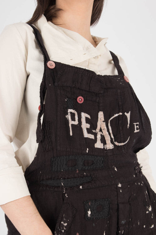 Magnolia Pearl Peace Painters Overalls