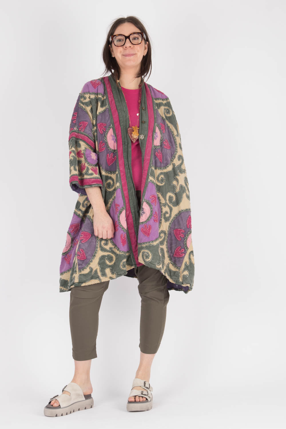 Magnolia Pearl Applique Hippie Coat