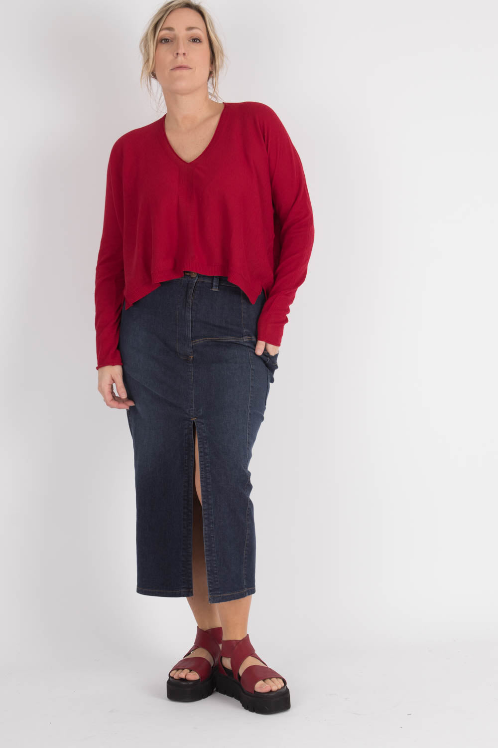 Lurdes Bergada Denim Skirt