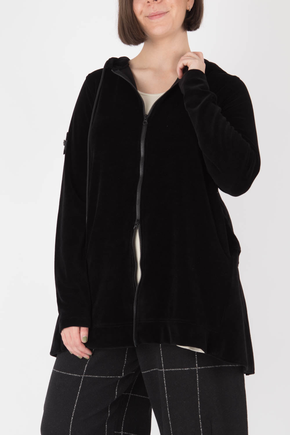 No Cardigan Long - black