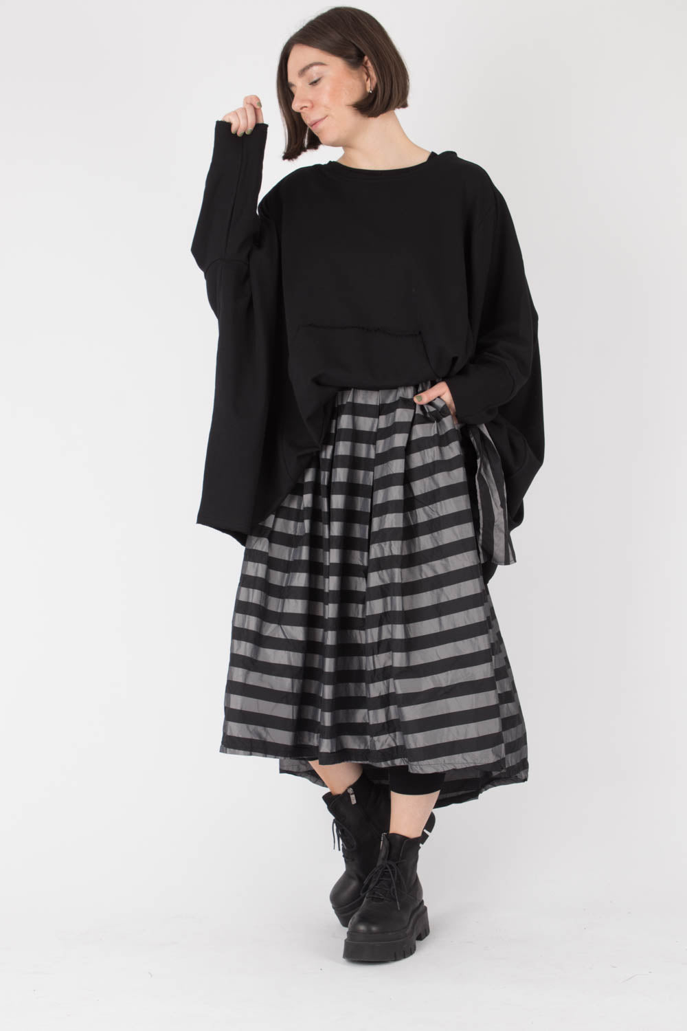 A New T Skirt - stripe