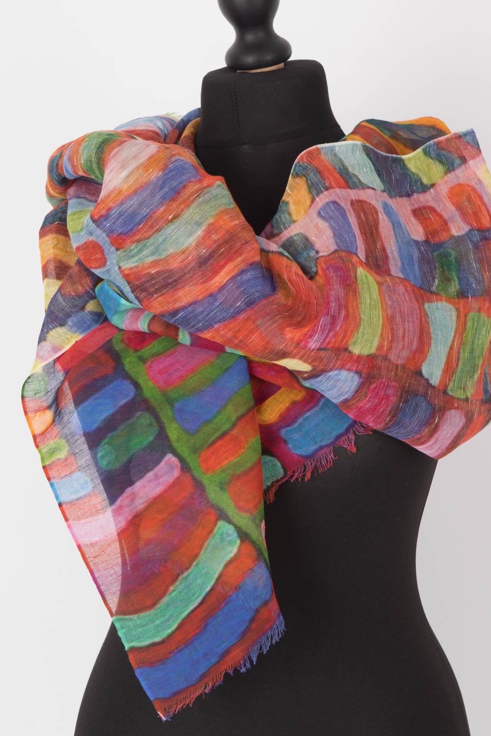 Otracosa Raelene Stevens Linen Mix Scarf