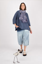 Otracosa Blue Paint Stroke Scarf