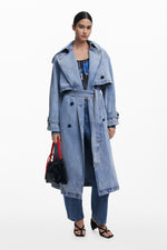 Desigual Vio Denim Trench Coat