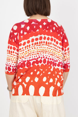 Estheme Red Dot Round Pullover