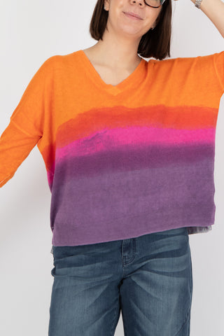 Estheme Sunset V-Neck Pullover