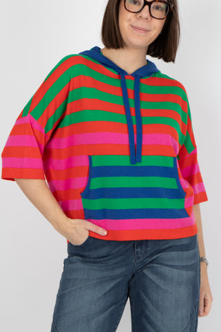 Estheme Striped Hoodie