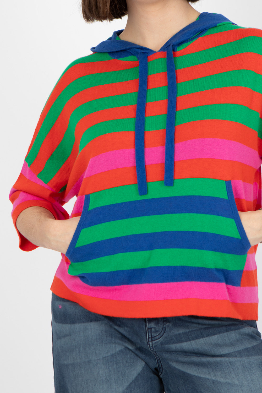 Estheme Striped Hoodie