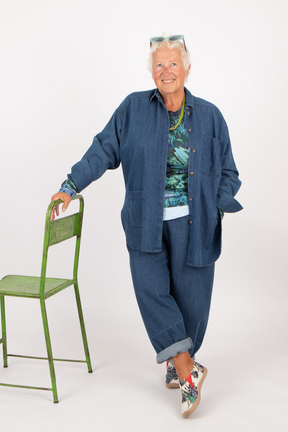 Estudio Viva Celeste Denim Shirt