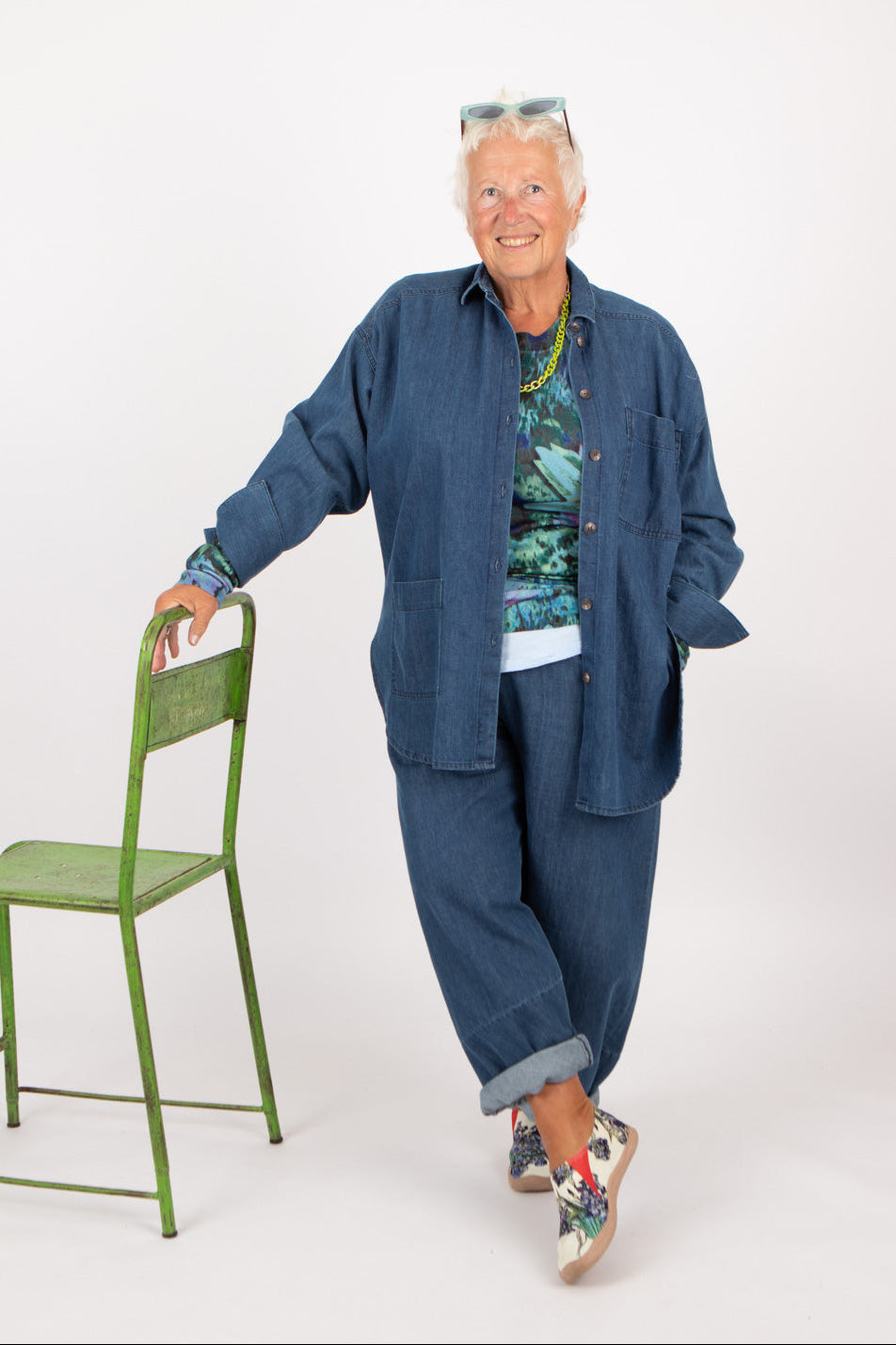 Estudio Viva Lara Denim Trousers