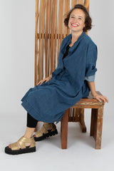 Estudio Viva Wivina Denim Shirt Dress