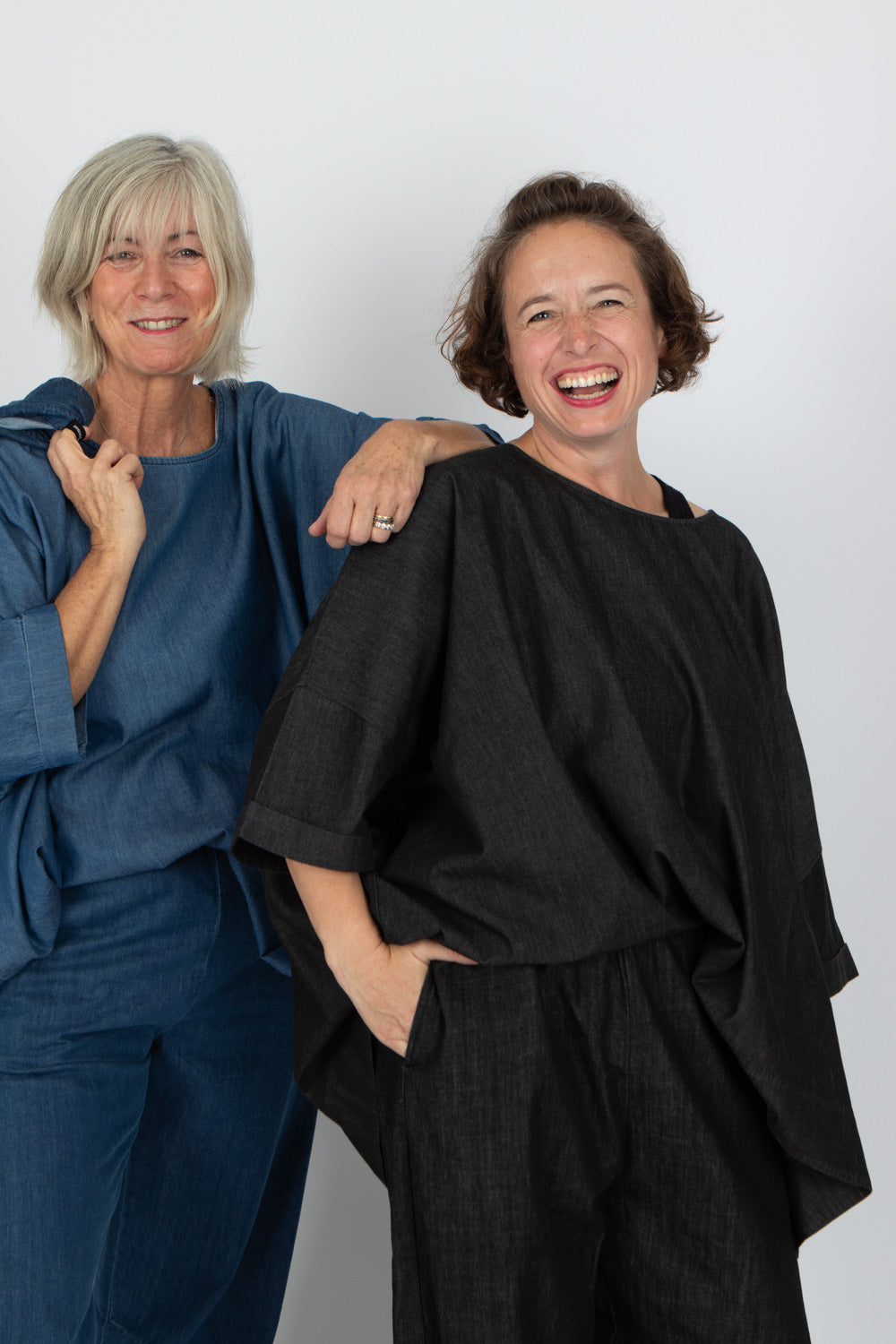 Estudio Viva Rosa Denim Top