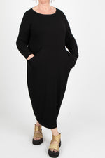 By Basics Dress With Drape Pockets