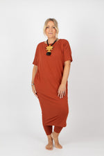By Basics Dress With Boat Neck