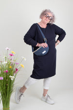 By Basics Dress Loose Round Neck