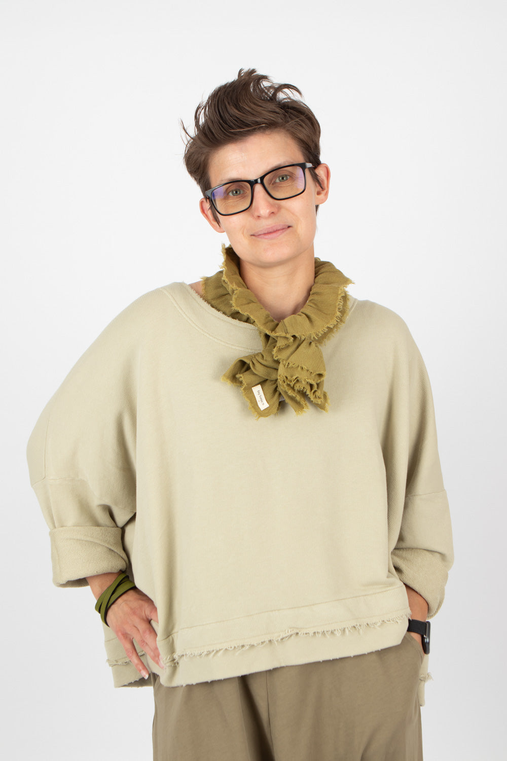 By Basics Flounce Scarf