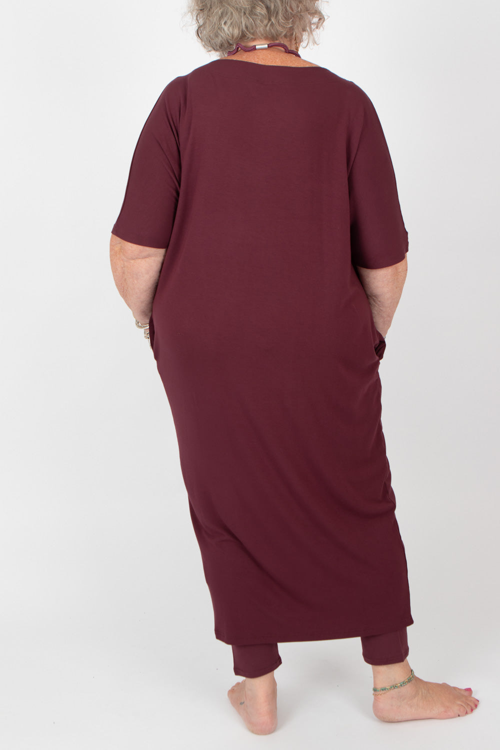 By Basics Dress With Boat Neck