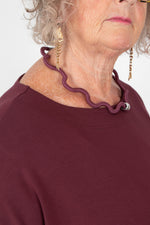 By Basics Dress With Boat Neck