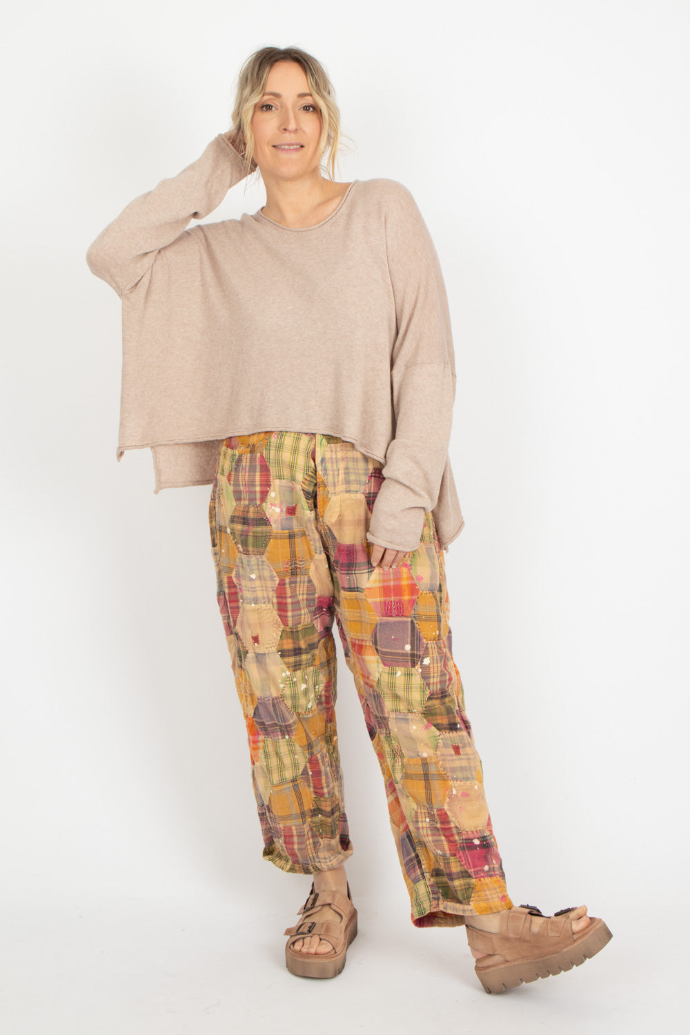 Magnolia Pearl Quiltwork Miner Pants