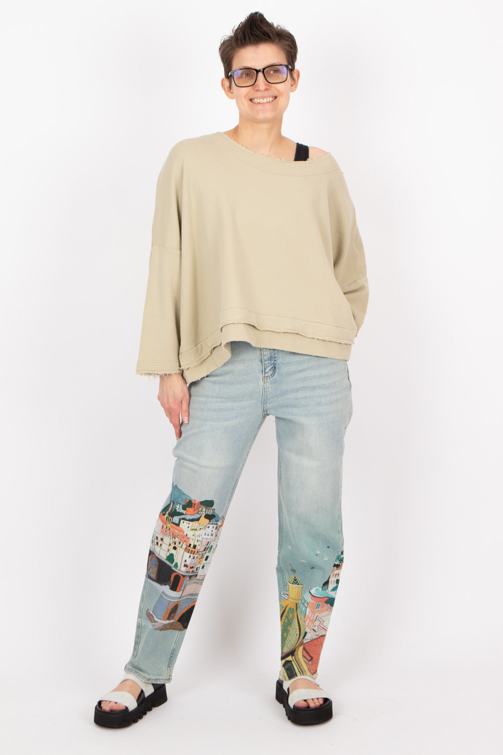 Desigual Amalfi Denim Trousers