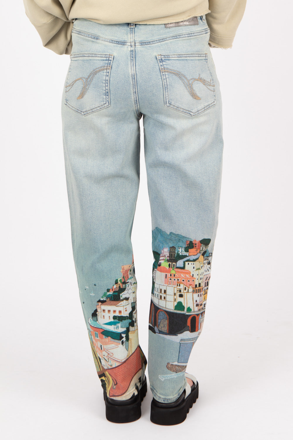 Desigual Amalfi Denim Trousers