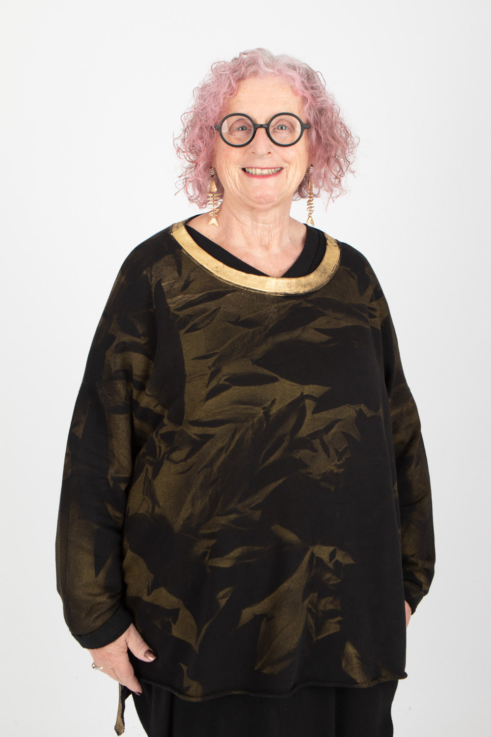Estudio Viva Catarina Metallic Sweater