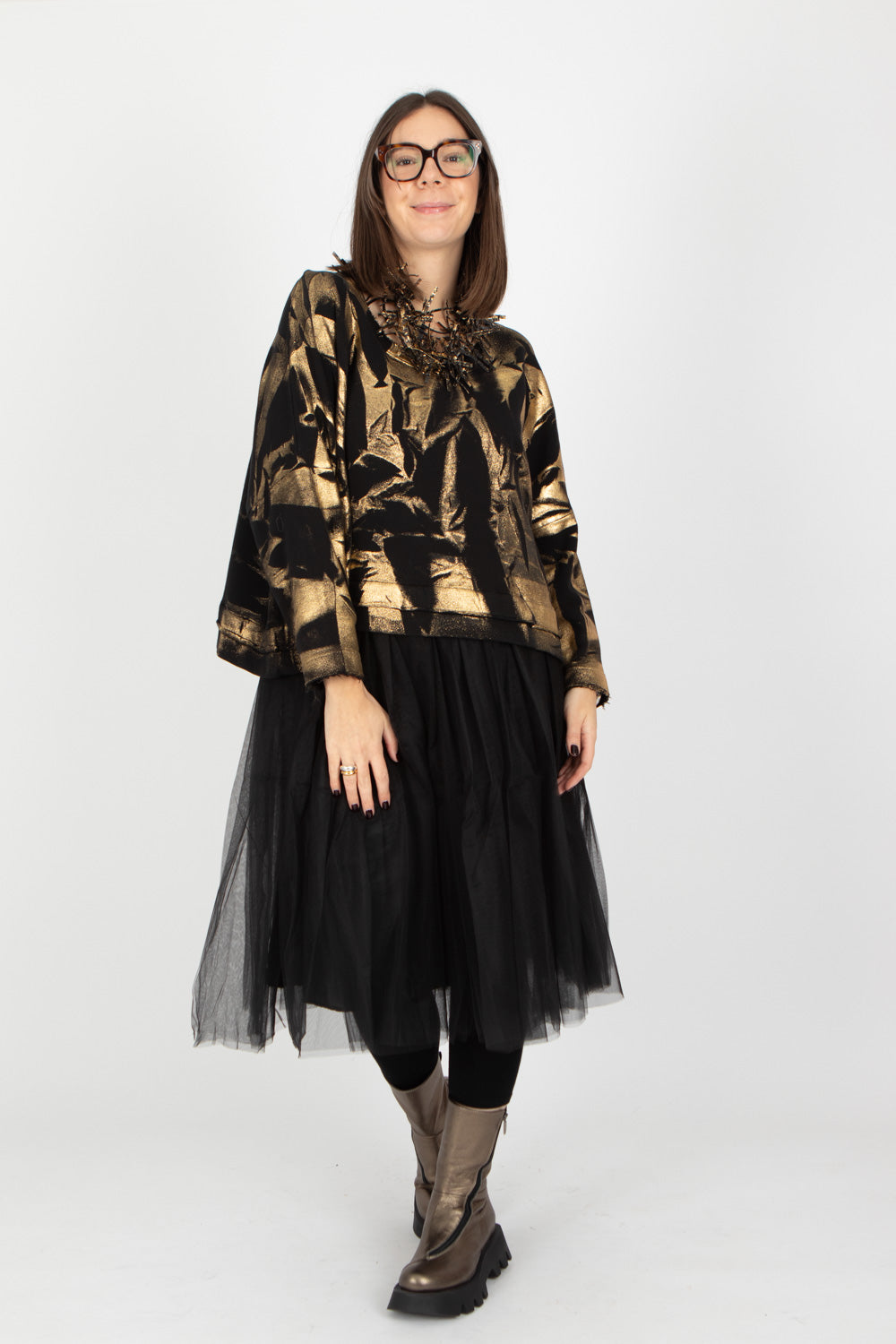 Estudio Viva Sofia Metallic Sweater