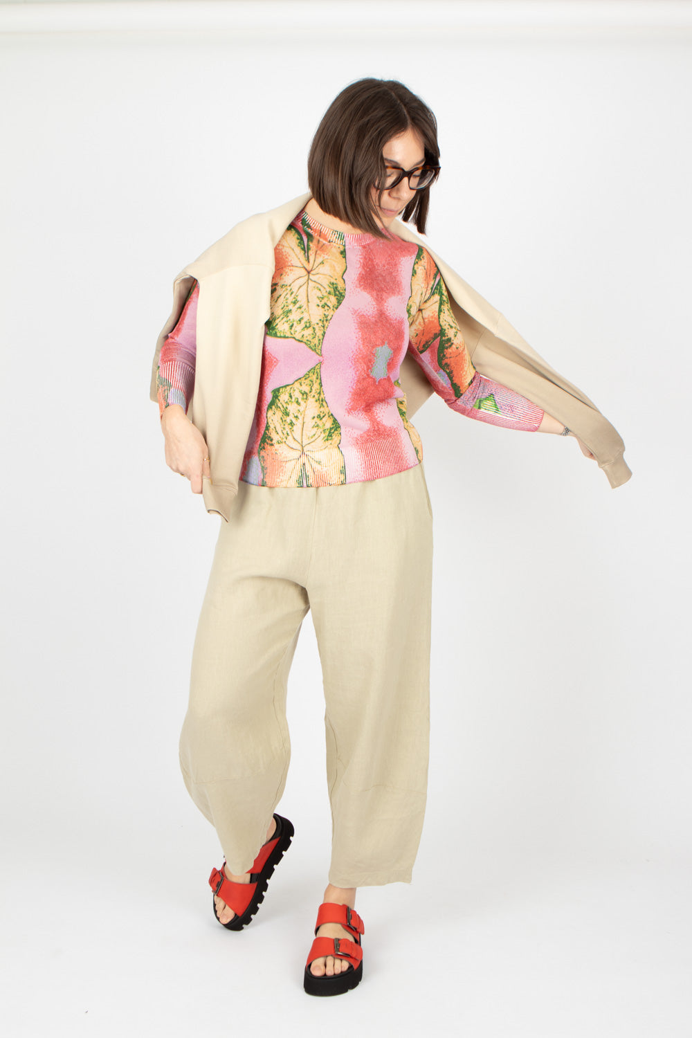 Desigual Leaf Lacroix Pullover