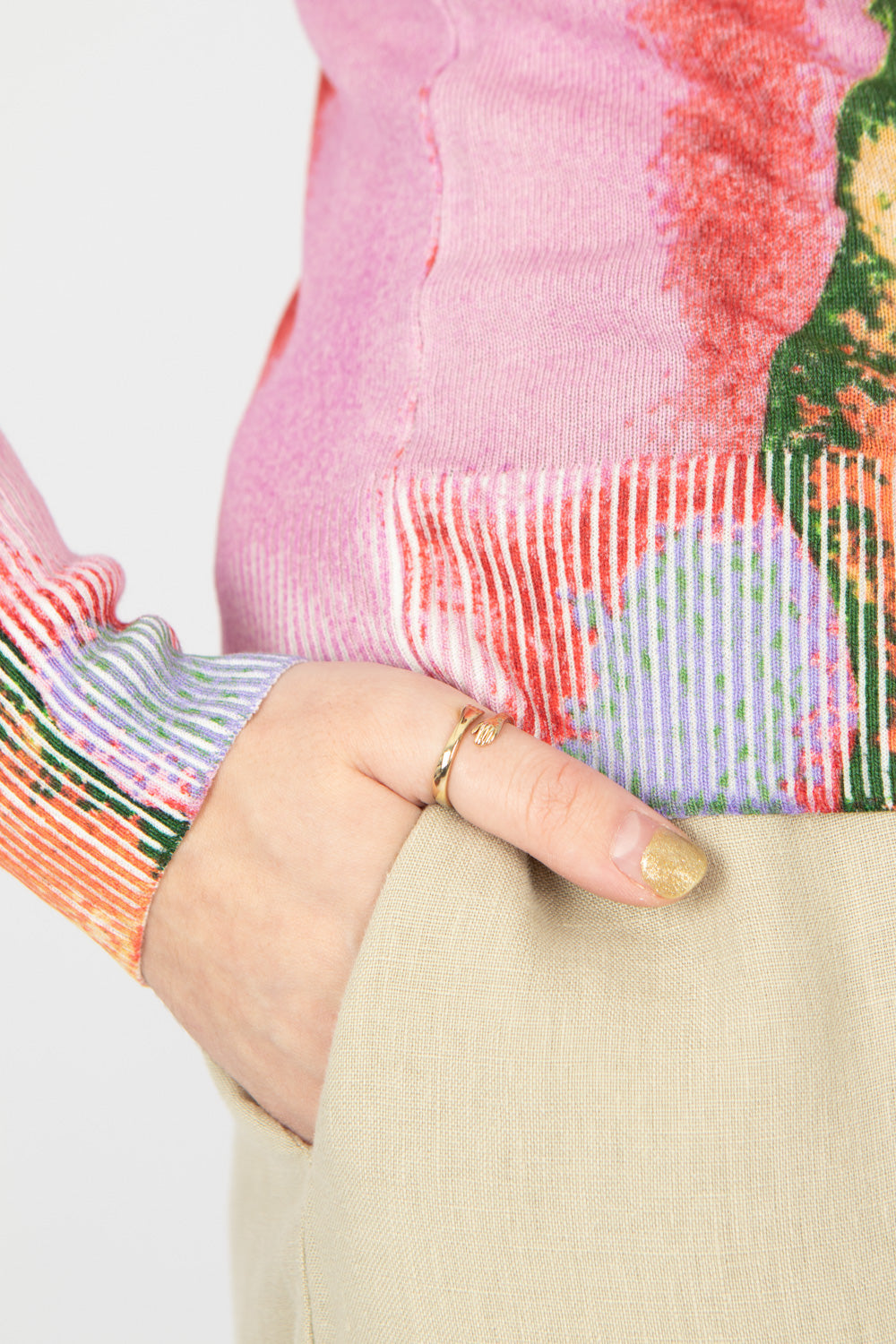 Desigual Leaf Lacroix Pullover