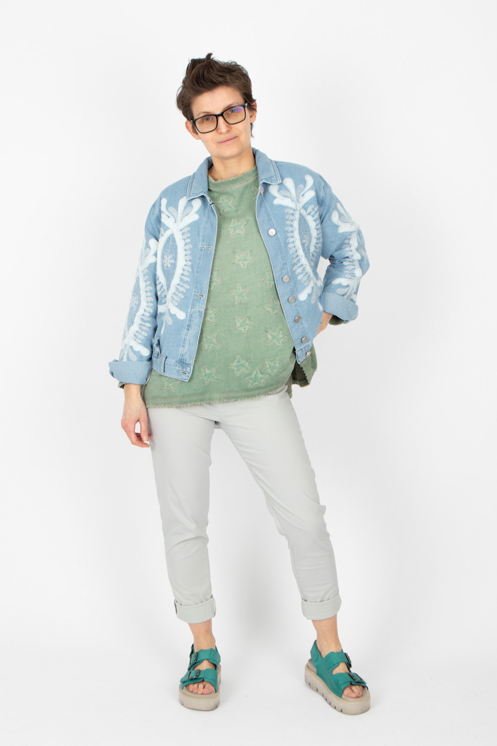Desigual Border Denim Jacket