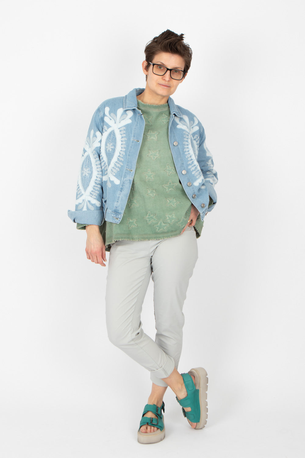 Desigual Border Denim Jacket