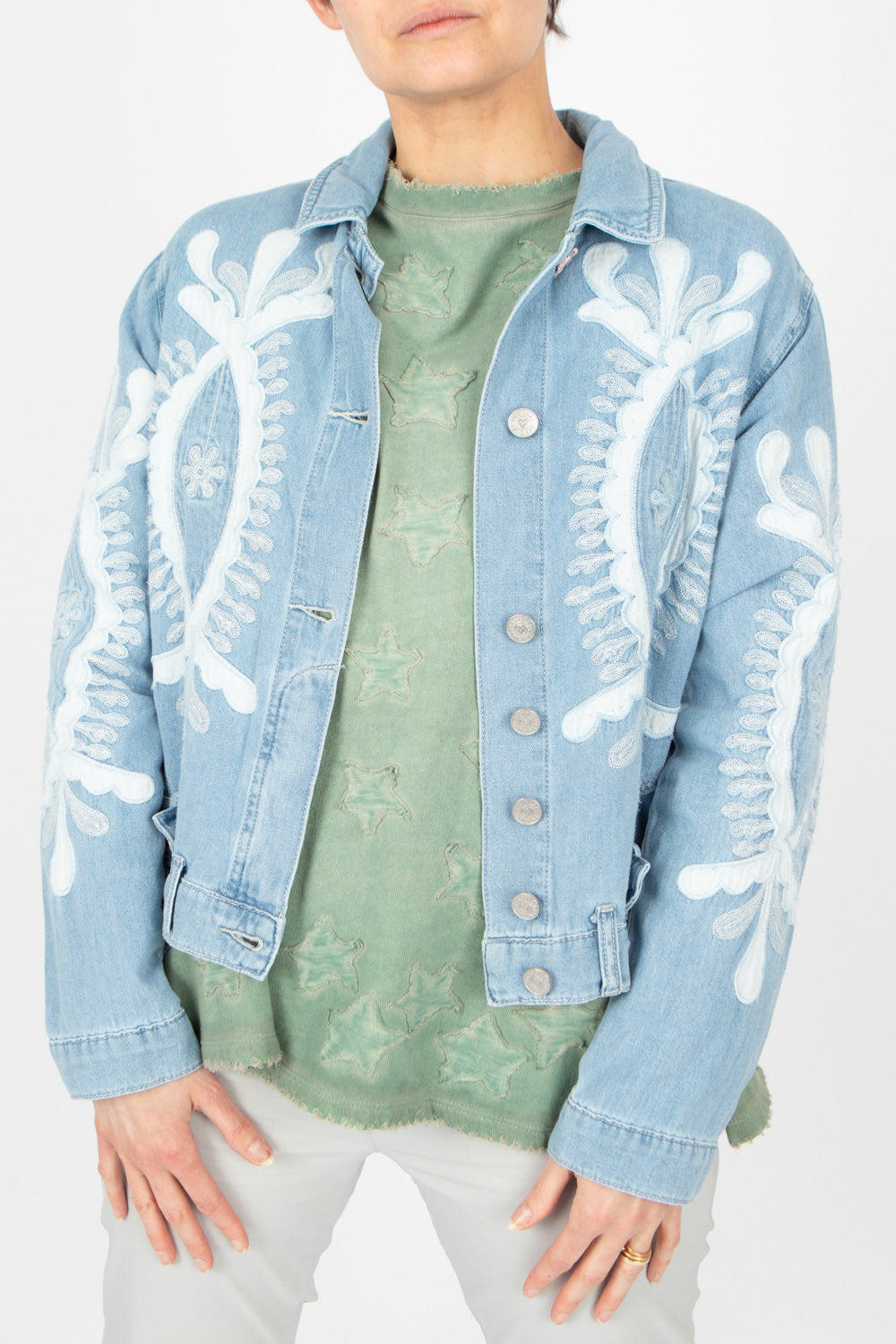 Desigual Border Denim Jacket