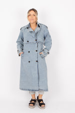 Desigual Vio Denim Trench Coat