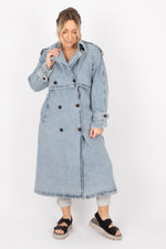 Desigual Vio Denim Trench Coat