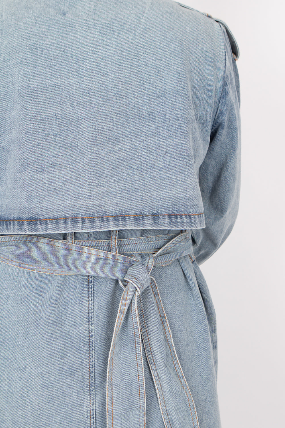 Desigual Vio Denim Trench Coat