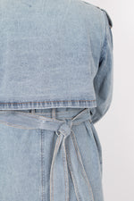 Desigual Vio Denim Trench Coat