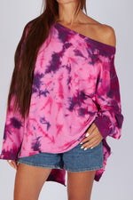 Estudio Viva Catarina Tie Dye Sweater (Pink Tie Dye)
