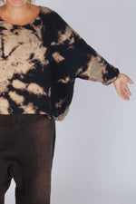 Estudio Viva Sofia Tie Dye Sweatshirt (Black Tie Dye)