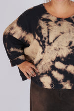 Estudio Viva Sofia Tie Dye Sweatshirt (Black Tie Dye)