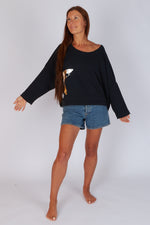 Estudio Viva Sofia Star Sweatshirt (Black)