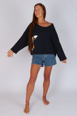 Estudio Viva Sofia Star Sweatshirt (Black)