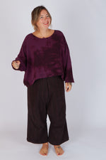 Estudio Viva Sofia Tie Dye Sweatshirt (Berry Tie Dye)