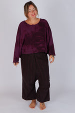 Estudio Viva Sofia Tie Dye Sweatshirt (Berry Tie Dye)