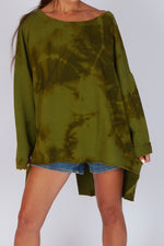 Estudio Viva Catarina Tie Dye Sweater (Khaki Tie Dye)