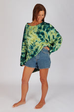 Estudio Viva Catarina Tie Dye Sweater (Green Dye)